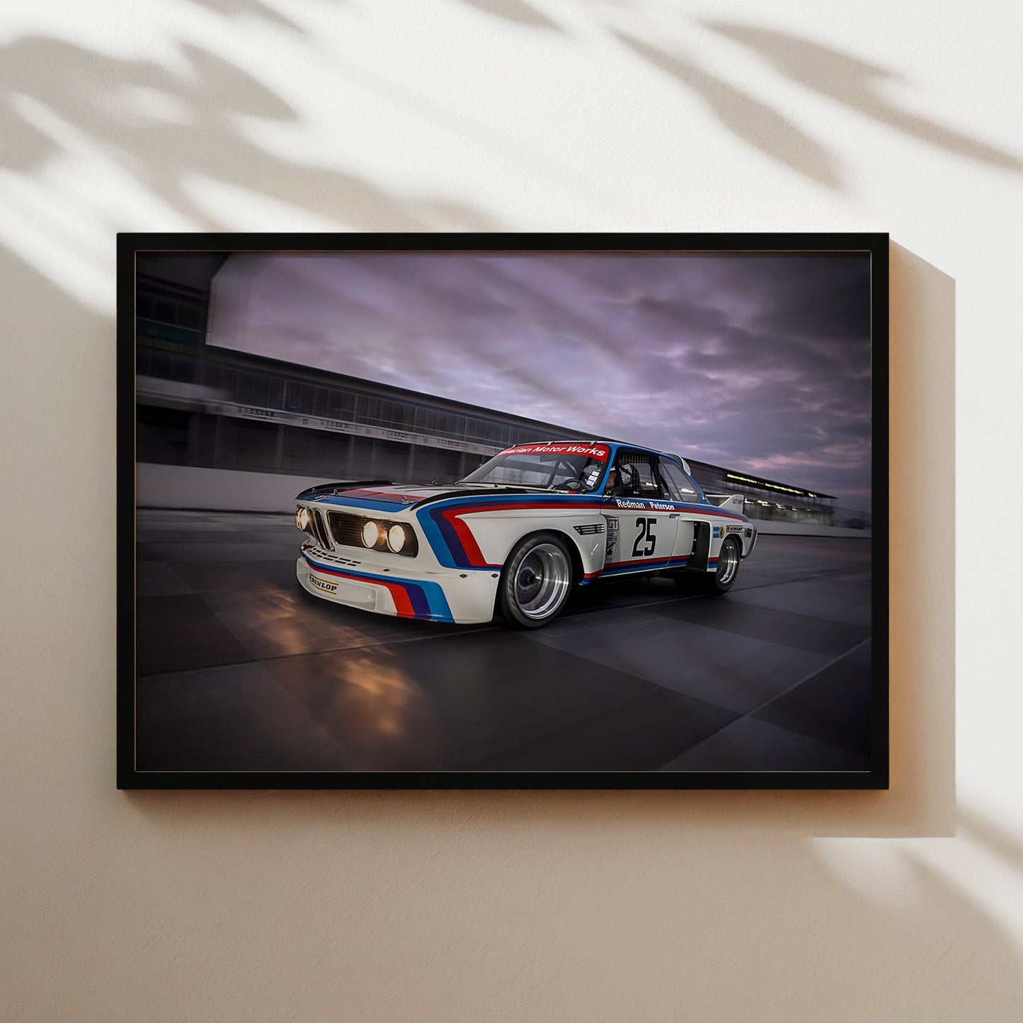 BMW 3.0 CSL Cutaway Poster – Technical Racing Car Engineering Wall Art Print, Vintage Auto Enthusiast Canvas, Motorsport Innovation Decor