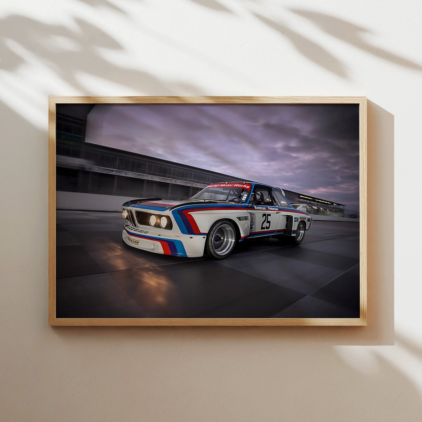 BMW 3.0 CSL Cutaway Poster – Technical Racing Car Engineering Wall Art Print, Vintage Auto Enthusiast Canvas, Motorsport Innovation Decor