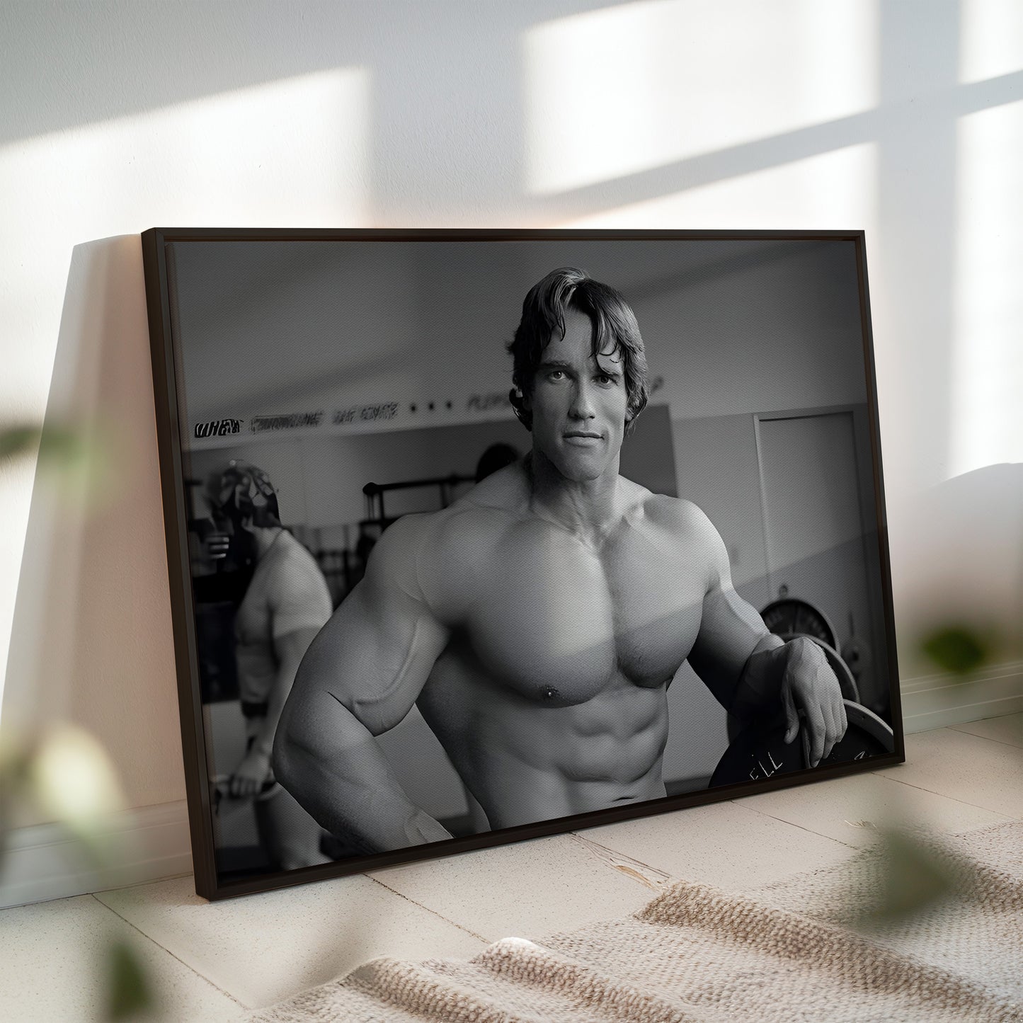 Arnold Schwarzenegger Bodybuilding Gym Wall Art - Vintage Fitness Motivation Poster - Legendary Mr. Olympia Workout Room Decor