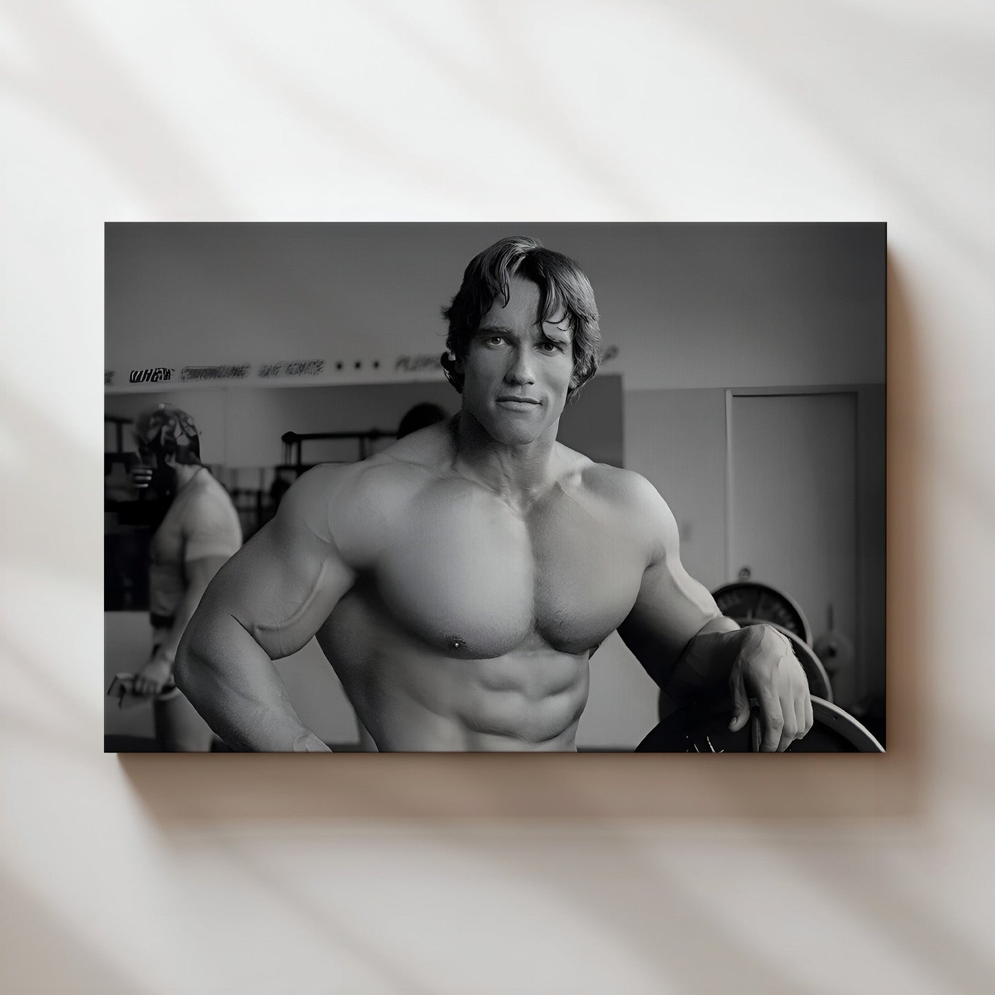 Arnold Schwarzenegger Bodybuilding Gym Wall Art - Vintage Fitness Motivation Poster - Legendary Mr. Olympia Workout Room Decor