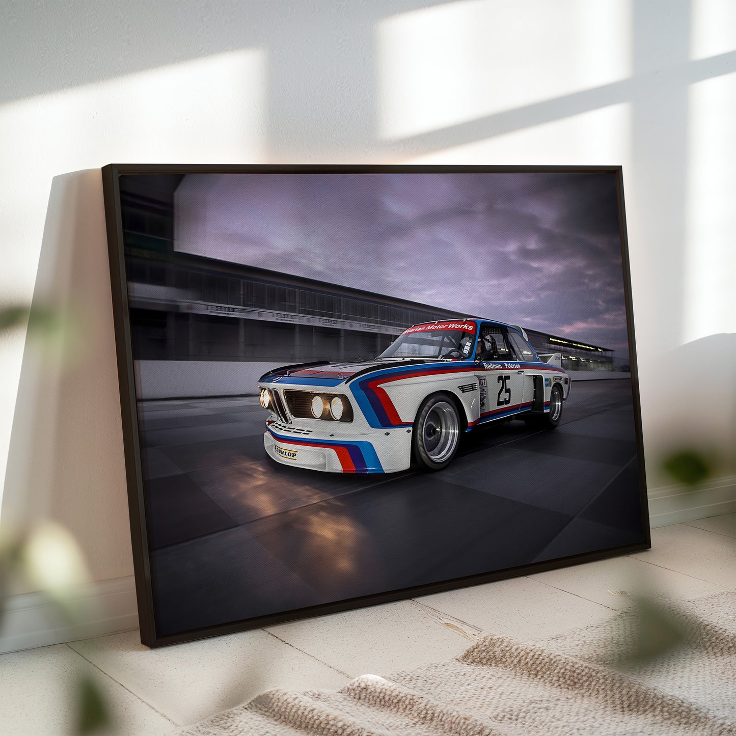 BMW 3.0 CSL Cutaway Poster – Technical Racing Car Engineering Wall Art Print, Vintage Auto Enthusiast Canvas, Motorsport Innovation Decor