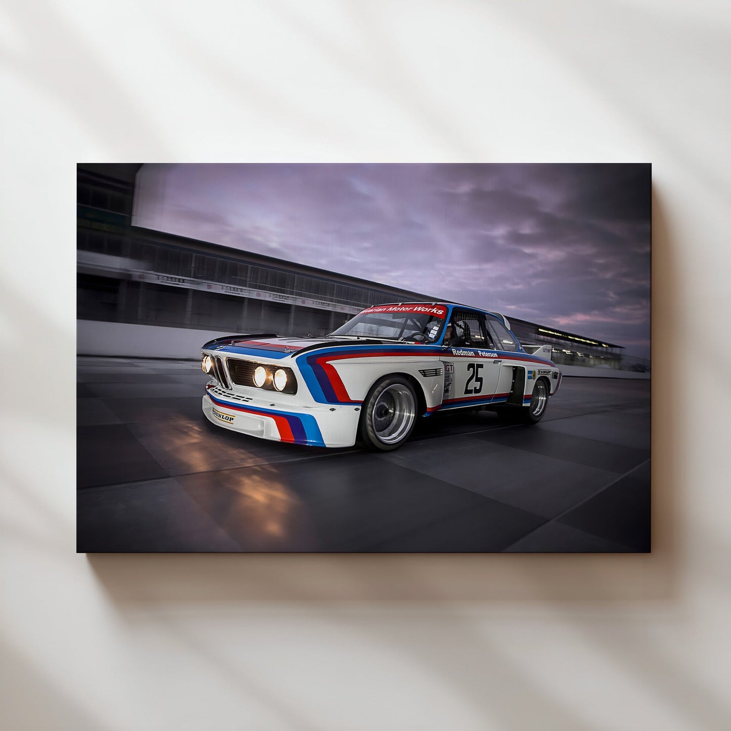 BMW 3.0 CSL Cutaway Poster – Technical Racing Car Engineering Wall Art Print, Vintage Auto Enthusiast Canvas, Motorsport Innovation Decor