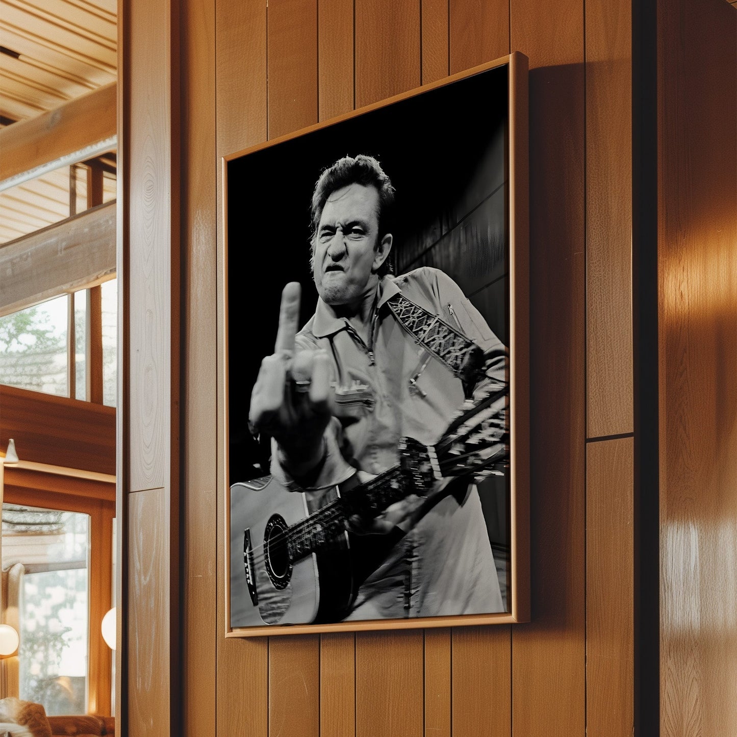 Johnny Cash Middle Finger
