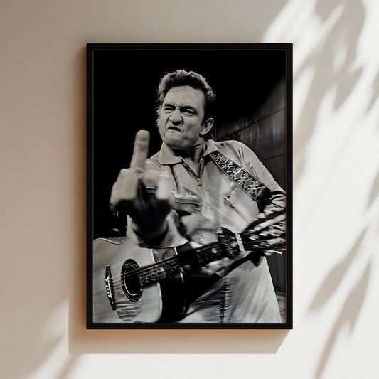 Johnny Cash Middle Finger