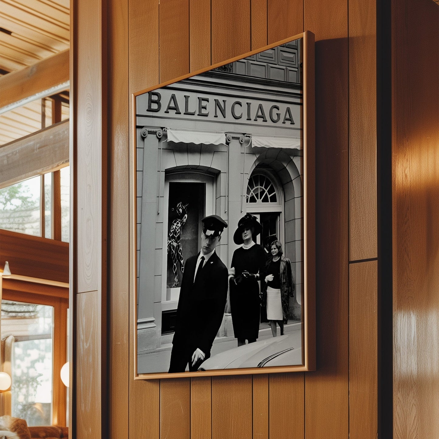 Balenciaga Fashion Wall Art - Designer Poster, Luxury Brand Print, Minimalist Decor, High Fashion Canvas, Chic Typography Sign