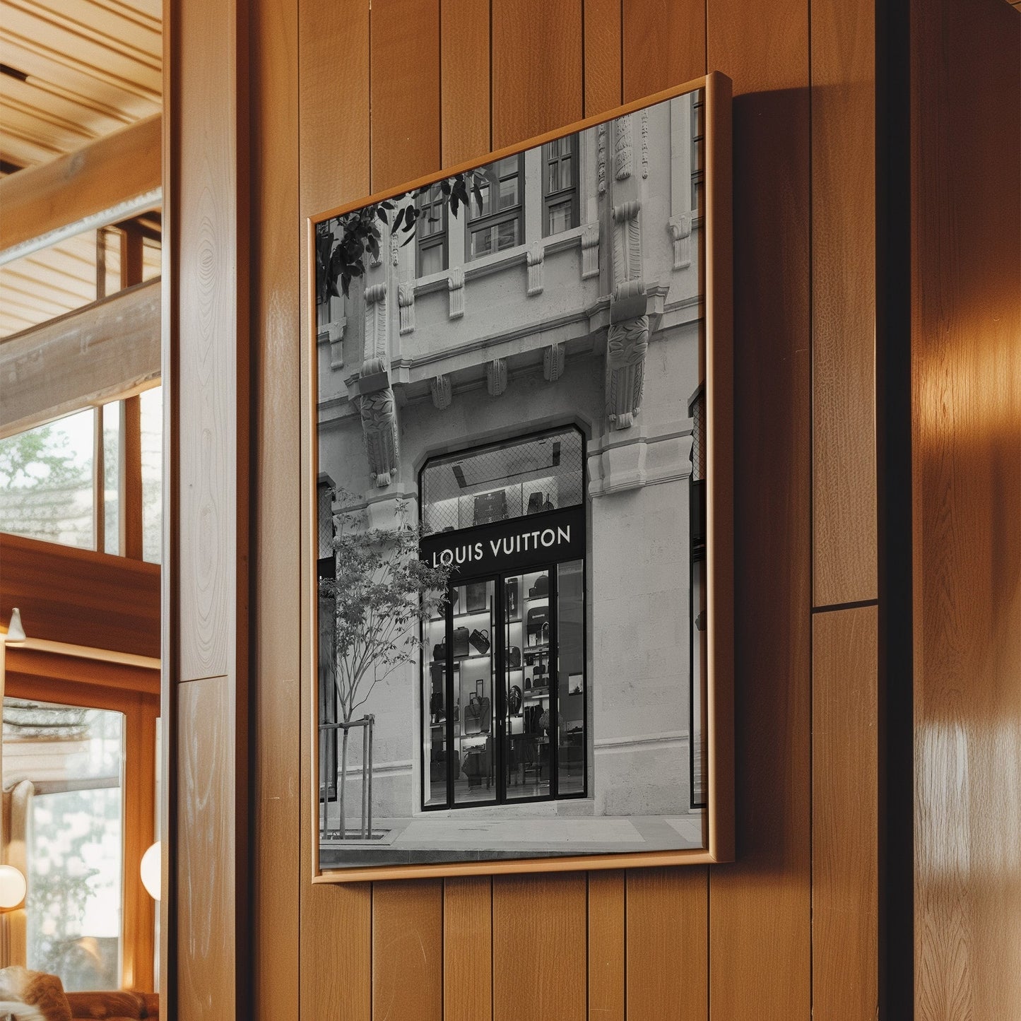 Louis Vuitton Beirut Store Wall Art - Luxury Fashion Poster, Iconic Boutique Print for High-End Closet or Fashion Enthusiast's Space