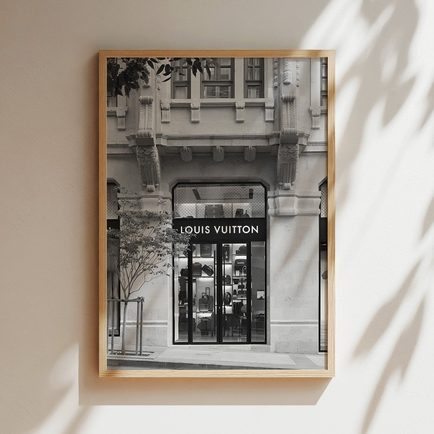 Louis Vuitton Beirut Store Wall Art - Luxury Fashion Poster, Iconic Boutique Print for High-End Closet or Fashion Enthusiast's Space