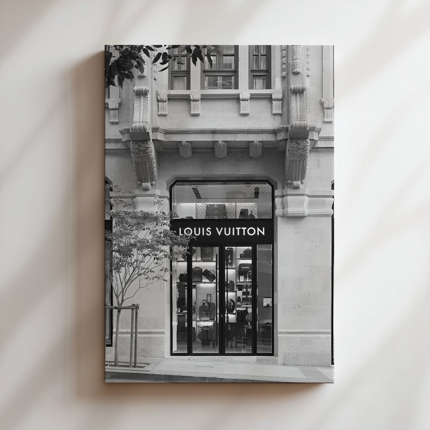 Louis Vuitton Beirut Store Wall Art - Luxury Fashion Poster, Iconic Boutique Print for High-End Closet or Fashion Enthusiast's Space