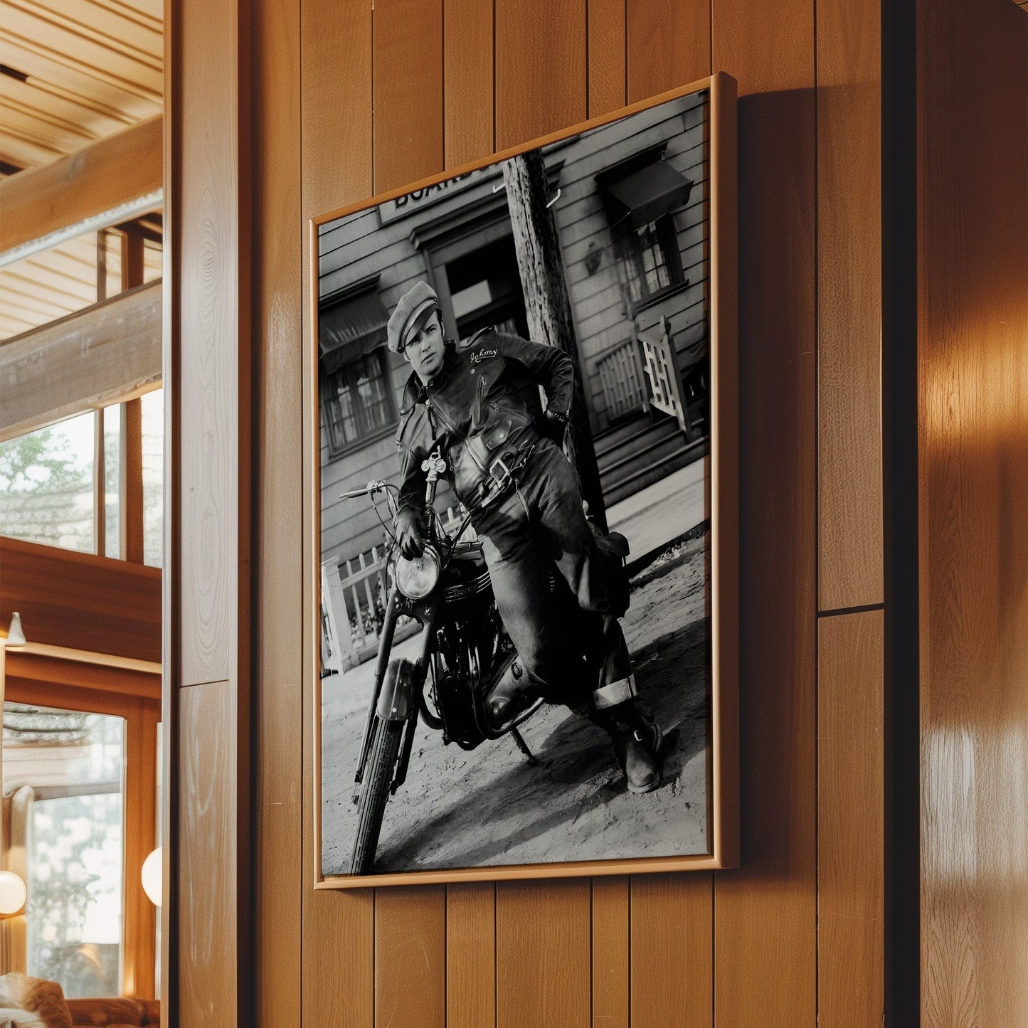 Marlon Brando Vintage Portrait Wall Art - Iconic Hollywood Legend Poster, Timeless Film Star Print for Classic Cinema or Stylish Decor